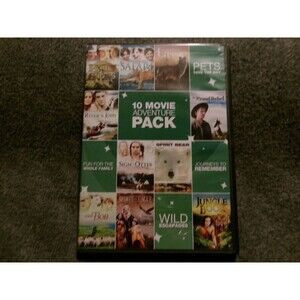 Echo Bridge 10 Movie Adventure Pack Family DVD Compilation 10 Features 14 Hours